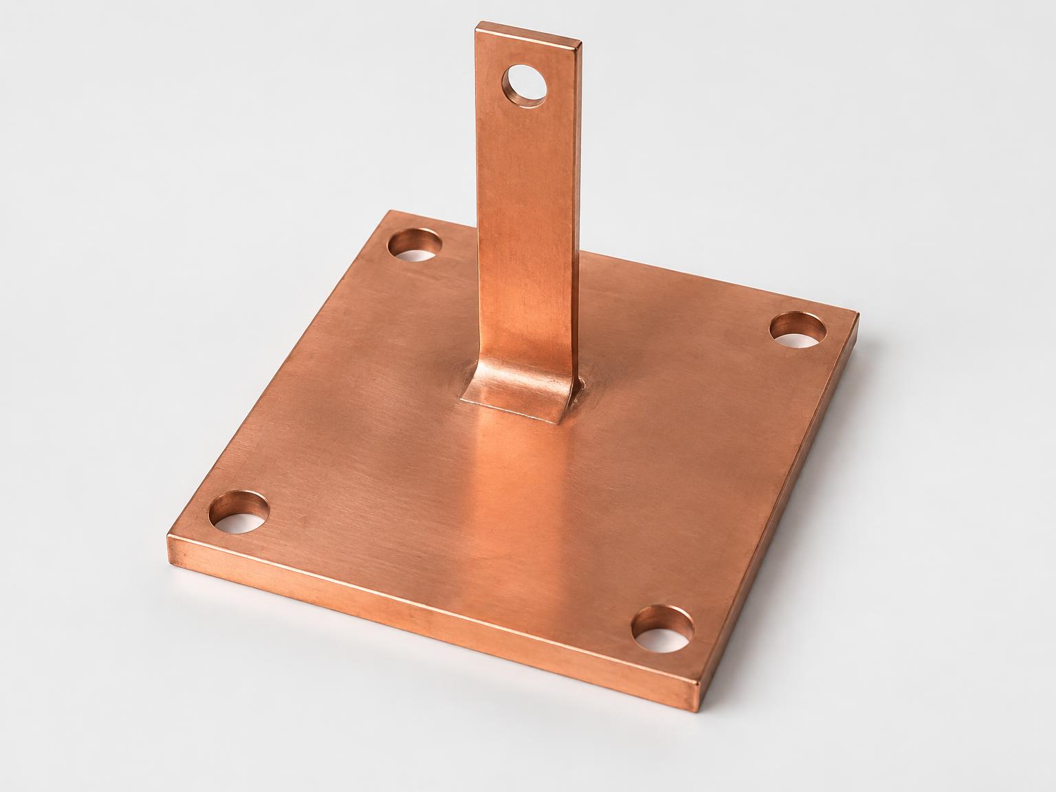 6×6 Inch Pure Copper Earthing Plate by E-DAMEN